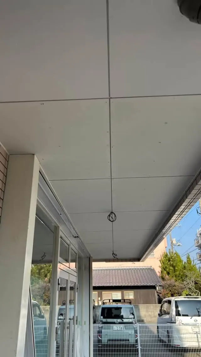 軒天塗装の工程をリールでまとめてみました🍀